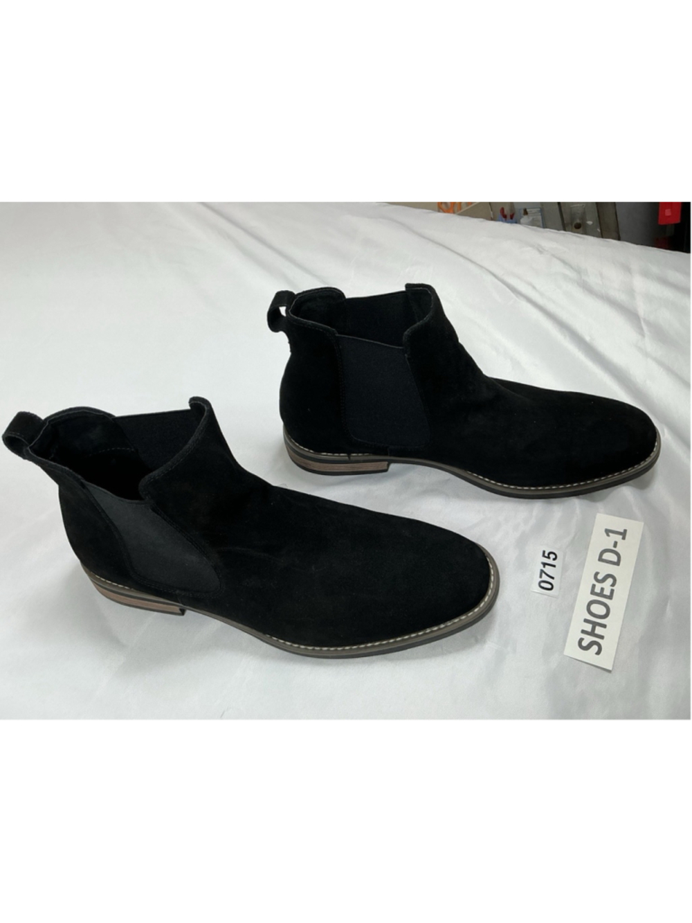 Mens New Bruno Marc Urban Pullon Chelsea Ankle Boots Size 13 Black